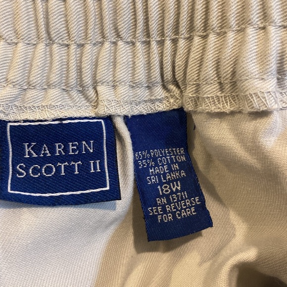 Bundle of 2 Karen Scott size 18W shorts good condition - Picture 7 of 7